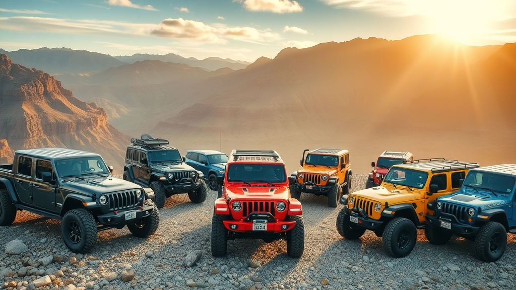 Group of off road vehicles showcasing terrain vehicle and off road vehicle technology on rocky landscape