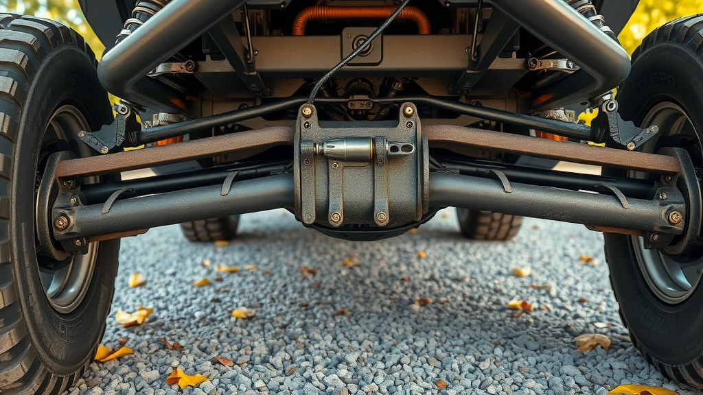 off road safety features underbody armor suspension dirt trail macro